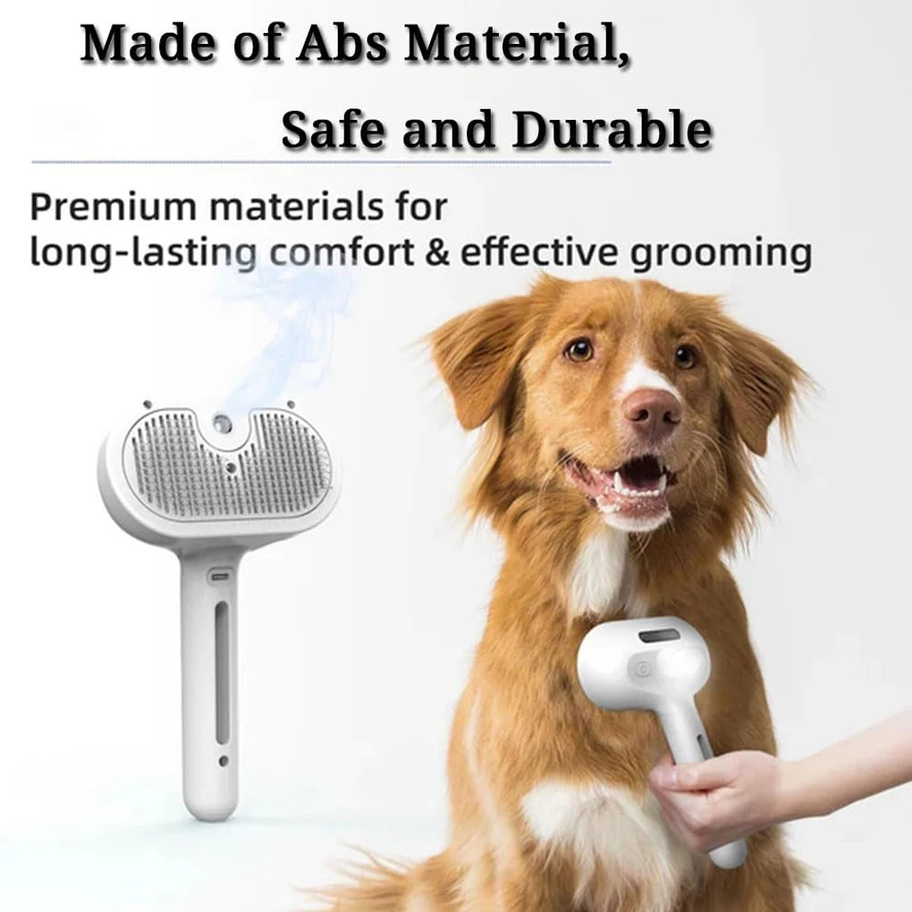 Luxury Steam Spray Dog Brush