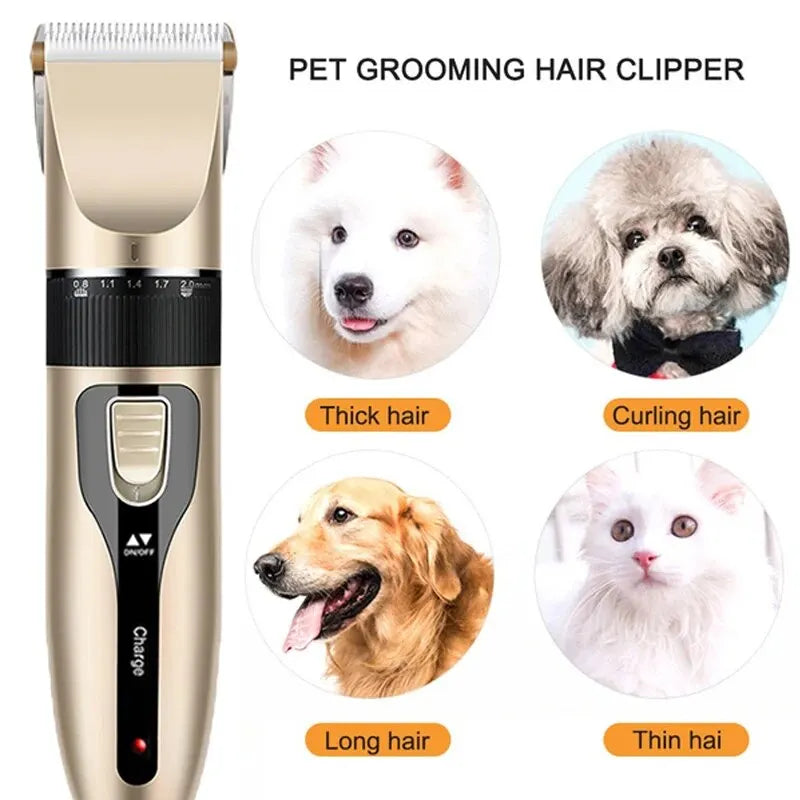 Cordless Professional Pet Hair Clipper