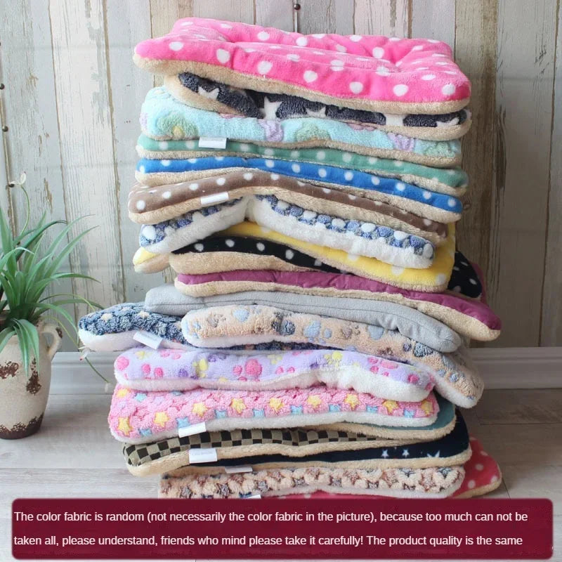 Double-Sided Plush Pet Mat